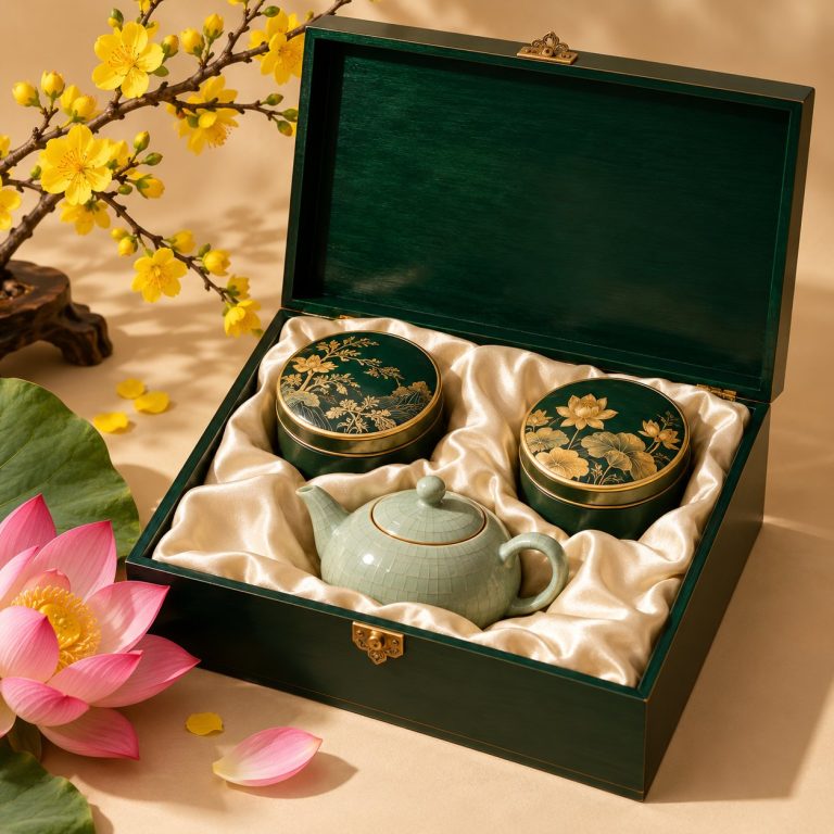 Hộp quà Tết trà sen